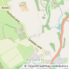 Map of Bakewell, Derbyshire