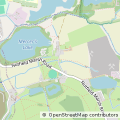 Map of Merstham, Surrey