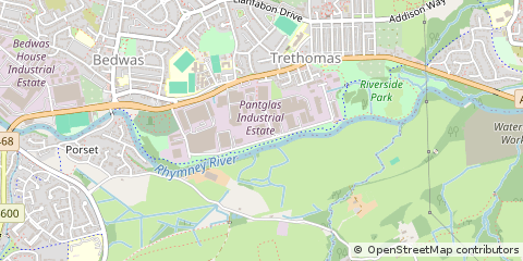 Map of Caerphilly