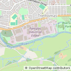 Map of Caerphilly