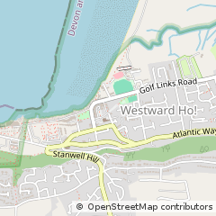 Map of Bideford, Devon