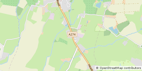 Map of Maidstone, Kent