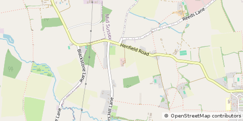 Map of Hassocks, West Sussex