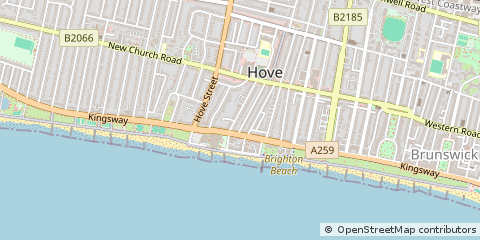Map of Hove