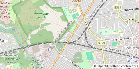 Map of Hounslow