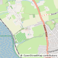 Map of Exmouth, Devon