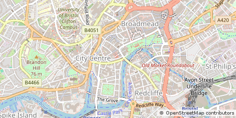 Map of Bristol