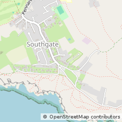 Map of Pennard, Gower