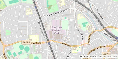 Map of Wembley