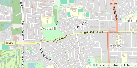 Map of Scunthorpe, North Lincolnshire