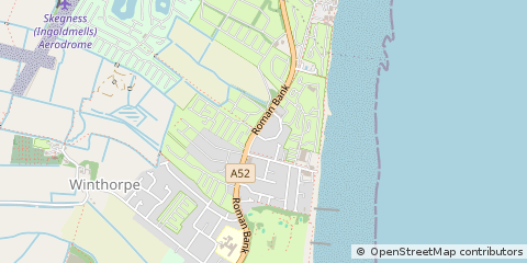 Map of Skegness, Lincolnshire