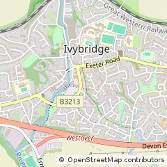 Map of Ivybridge, Devon