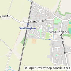 Map of King's Lynn, Norfolk