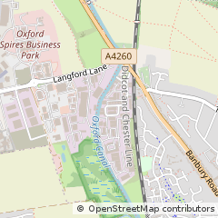 Map of Kidlington, Oxfordshire