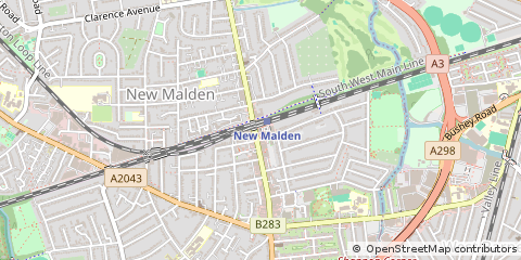 Map of NEW Malden