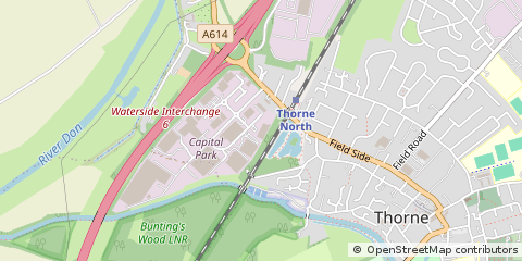 Map of Doncaster, South Yorkshire