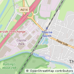 Map of Doncaster, South Yorkshire