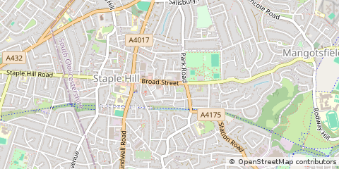 Map of Bristol, South Glos
