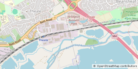 Map of Reading, Berkshire