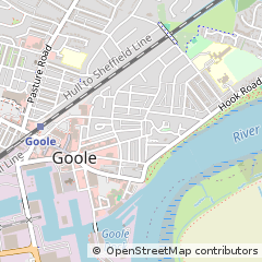 Map of Goole, North Humberside