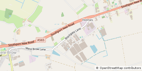 Map of Lancashire