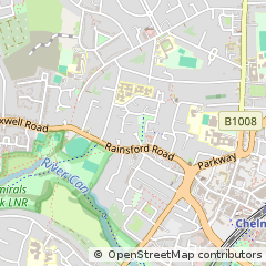Map of Chelmsford