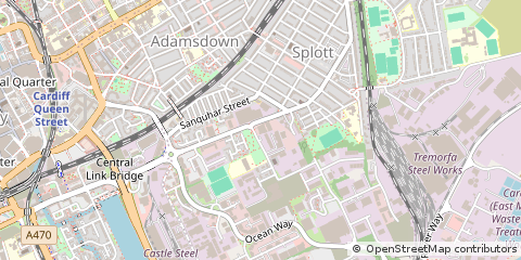 Map of Cardiff