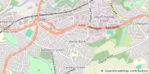 Map of LYE, West Midlands