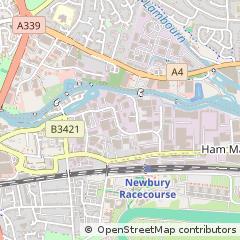 Map of Newbury, Berkshire