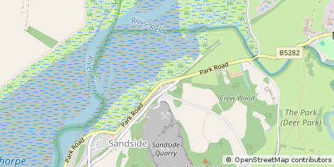 Map of Cumbria