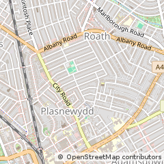 Map of Cardiff
