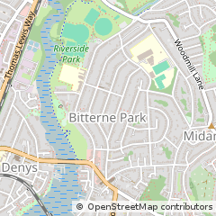 Map of Southampton, Hampshire