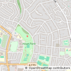 Map of Hove, Sussex
