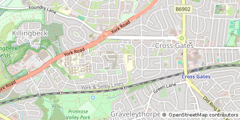 Map of Seacroft, Leeds