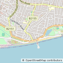 Map of Southsea, Hampshire