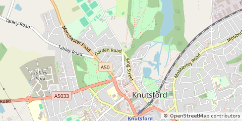 Map of Knutsford