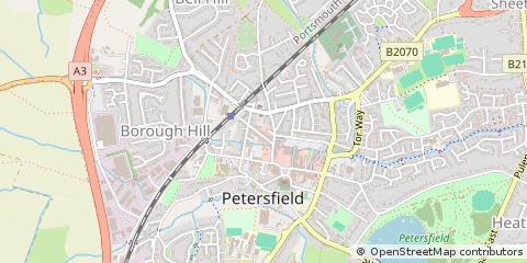 Map of Petersfield, Hampshire