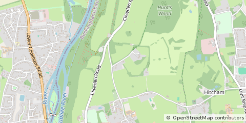 Map of Taplow, Maidenhead
