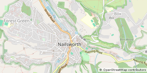 Map of Stroud, Gloucestershire