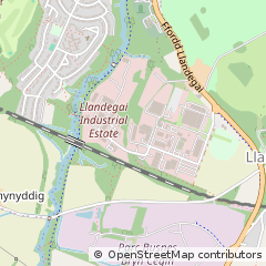 Map of Bangor, Gwynedd