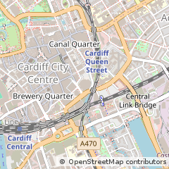 Map of Cardiff