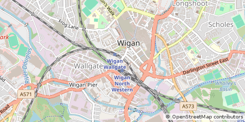 Map of Lancs