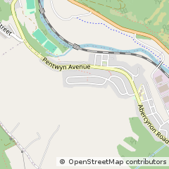Map of Mountain ASH, MID Glamorgan
