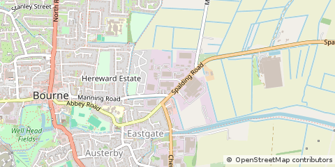 Map of Bourne