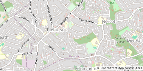 Map of Reading