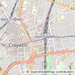 Map of Croydon