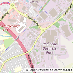 Map of Preston, Lancashire
