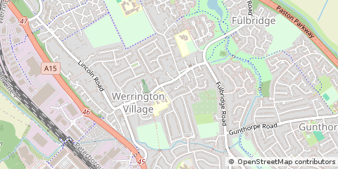 Map of Peterborough