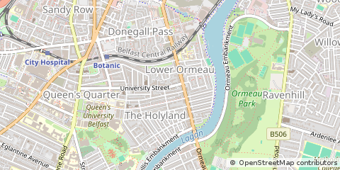 Map of Belfast