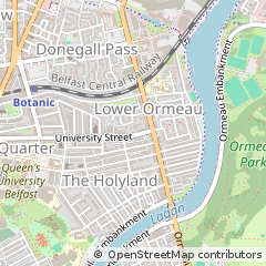 Map of Belfast
